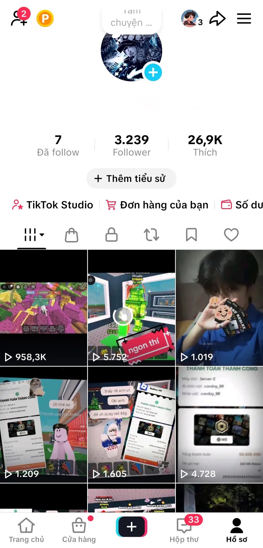 Chủ Đề Roblox