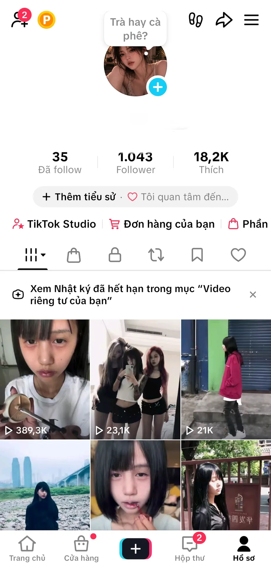 Kênh Cá Nhân Nữ 1