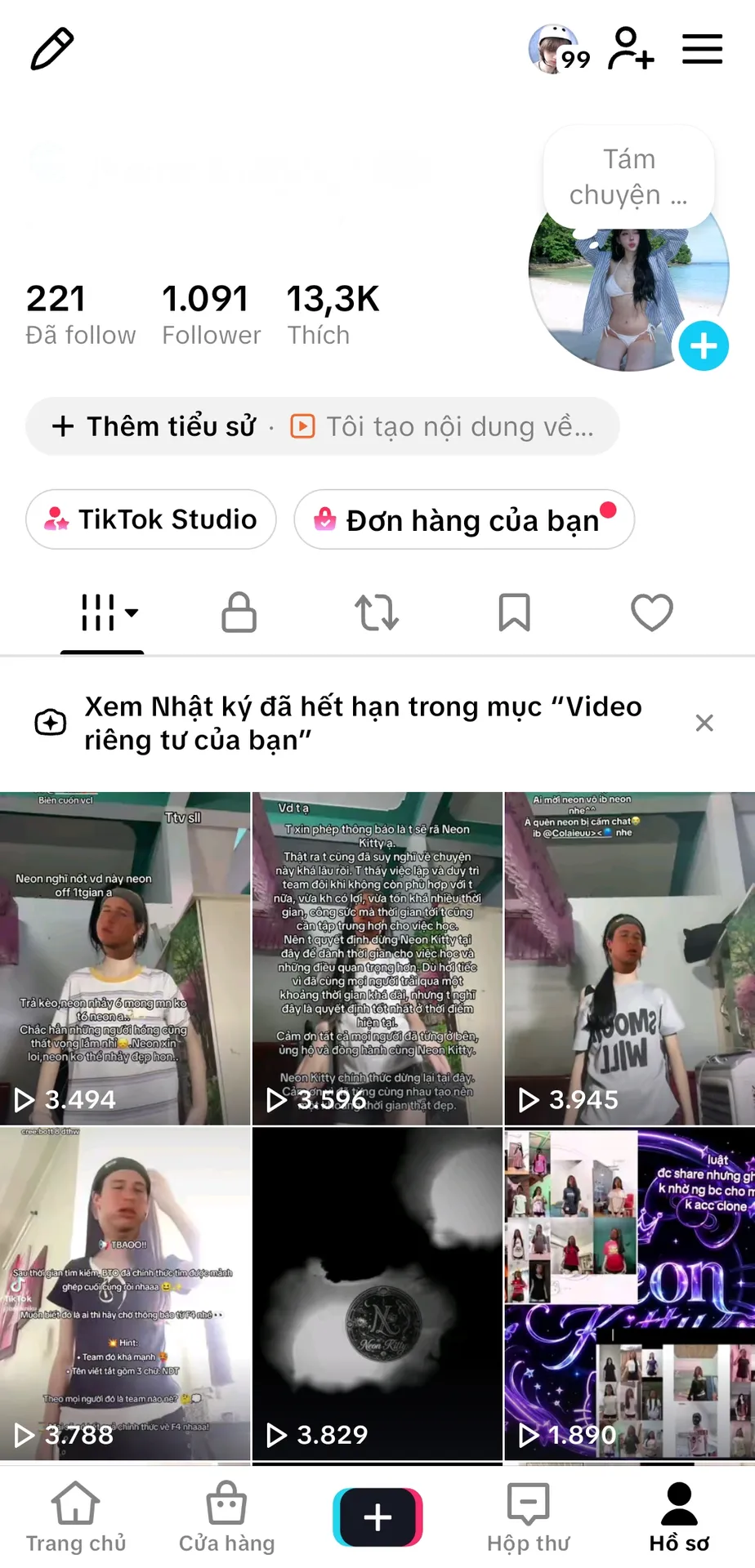 Chủ Đề Cá Nhân Nữ 1