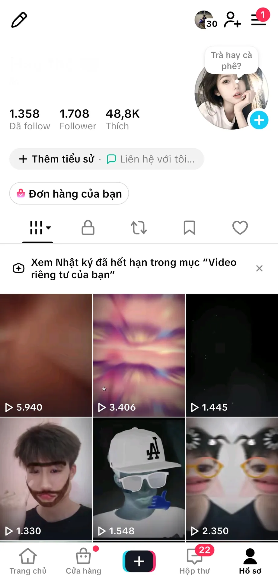 Kênh Cá Nhân Nam 1